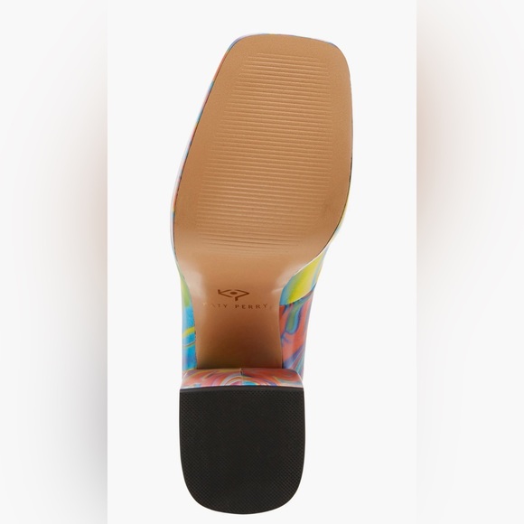 🌸NEW KATTY PERRY 🌈 Rainbow 🌈 Multi SHOES 👠 Sz 8 With Box. - Picture 7 of 12